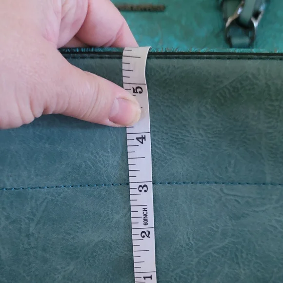 Montana West Teal Tooled Conceal Carry Tote Bag - Picture 8 of 8